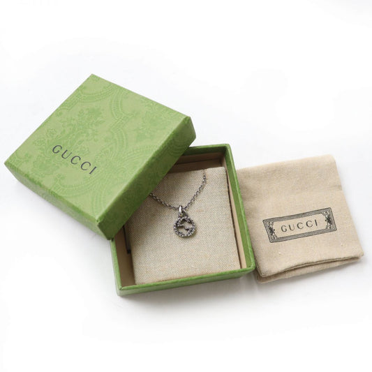 GUCCI Necklace Main�FAG925 Silver Women Used