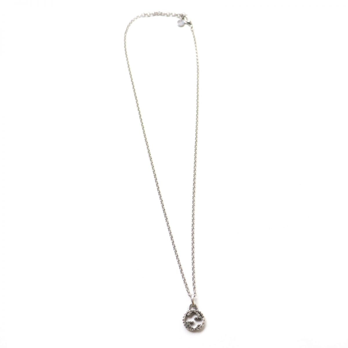 GUCCI Necklace Main�FAG925 Silver Women Used