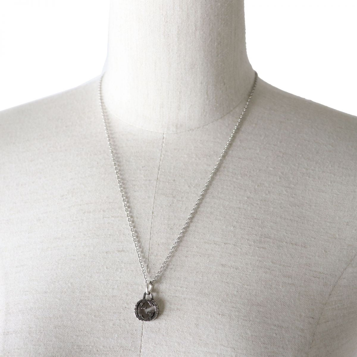 GUCCI Necklace Main�FAG925 Silver Women Used