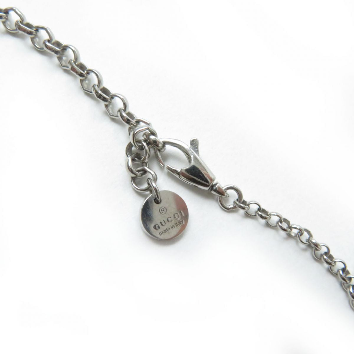 GUCCI Necklace Main�FAG925 Silver Women Used