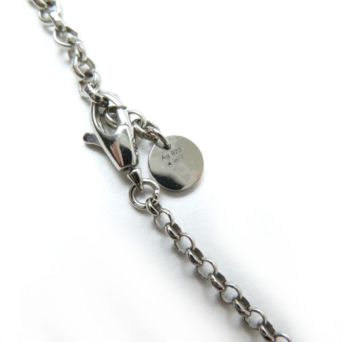 GUCCI Necklace Main�FAG925 Silver Women Used