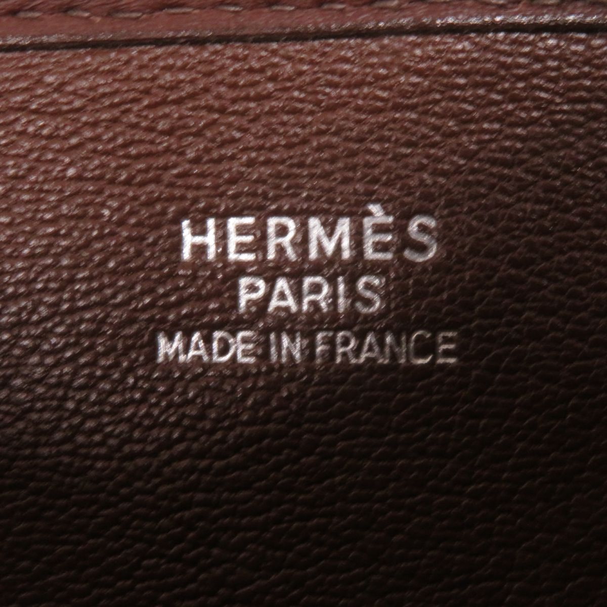 HERMES Shoulder Bag Main: Buffle, Main: Toile H Rouge Ash x Silver Metal Women Used