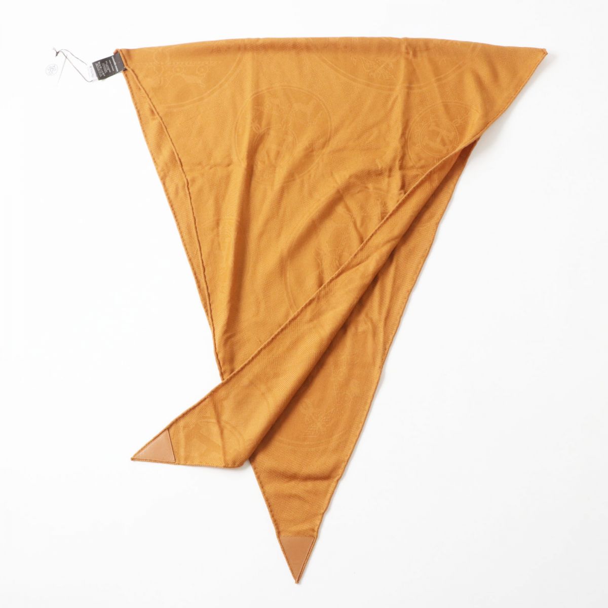 HERMES scarf Image reference Brown Large format shawl Women Used