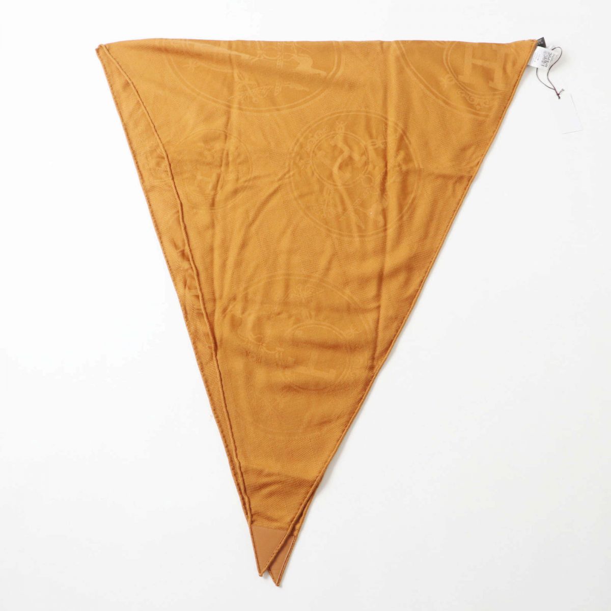 HERMES scarf Image reference Brown Large format shawl Women Used