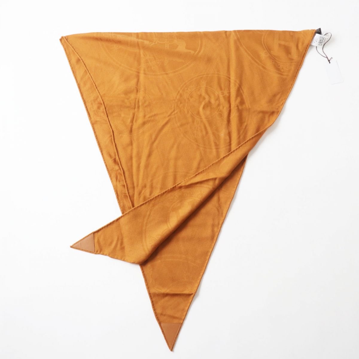 HERMES scarf Image reference Brown Large format shawl Women Used