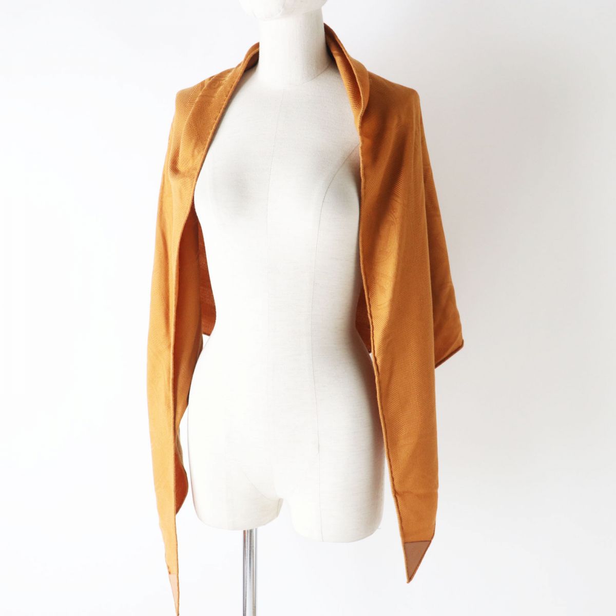 HERMES scarf Image reference Brown Large format shawl Women Used