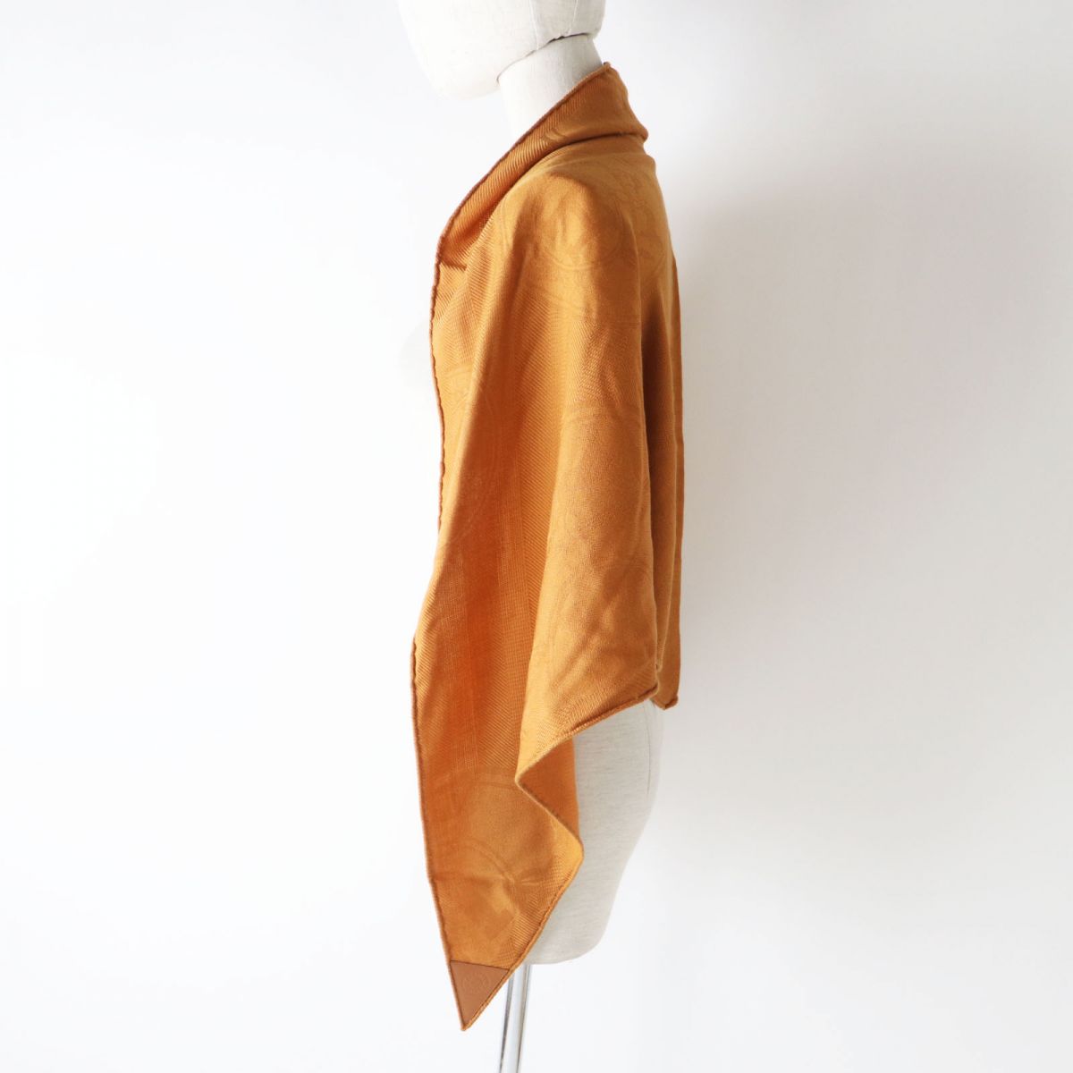 HERMES scarf Image reference Brown Large format shawl Women Used