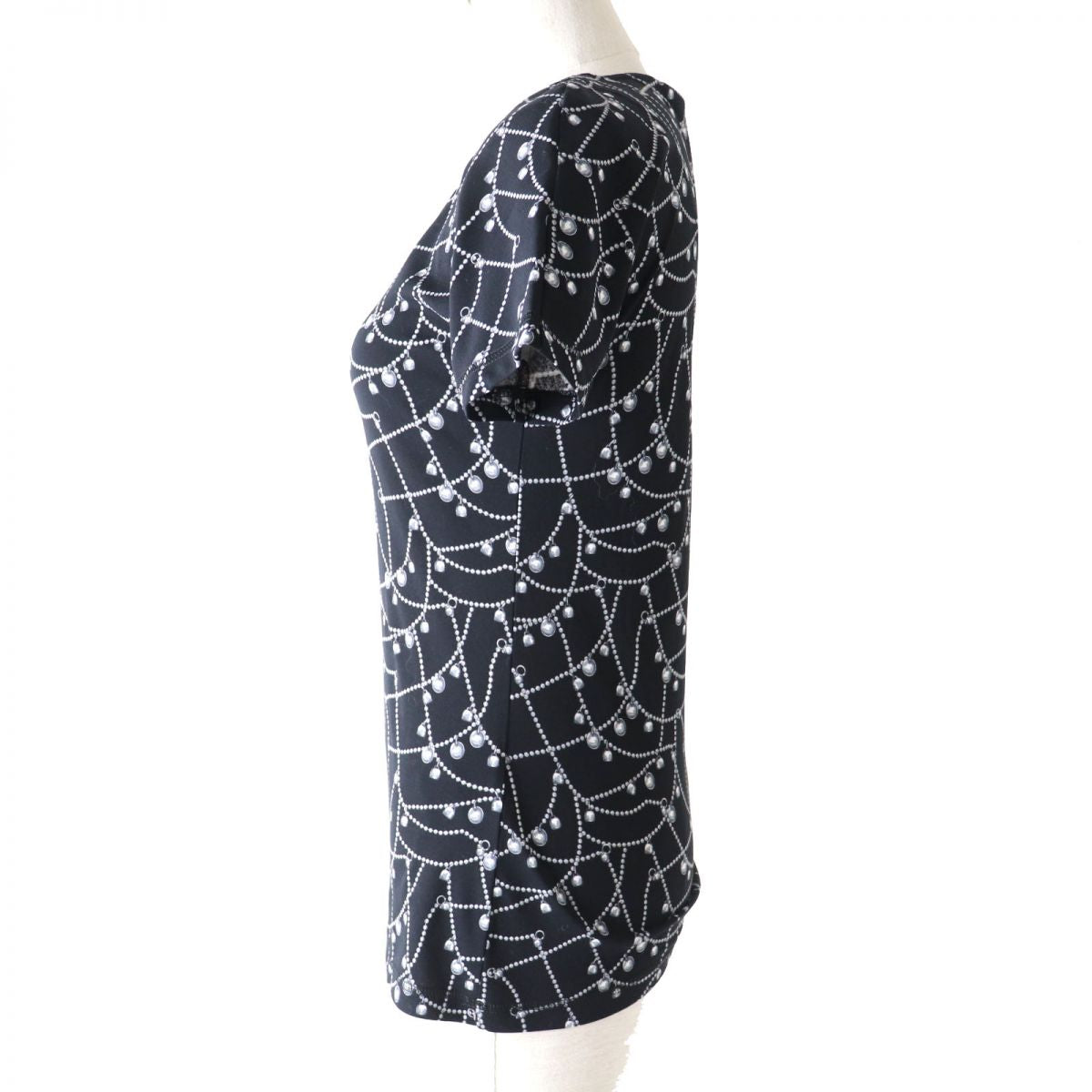 HERMES Cut cotton black Tresor de medor 38