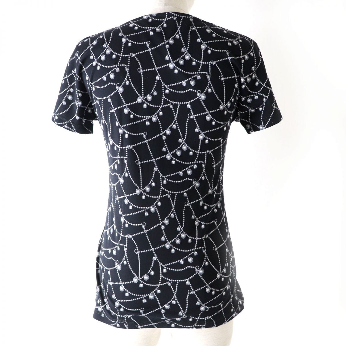 HERMES Cut cotton black Tresor de medor 38