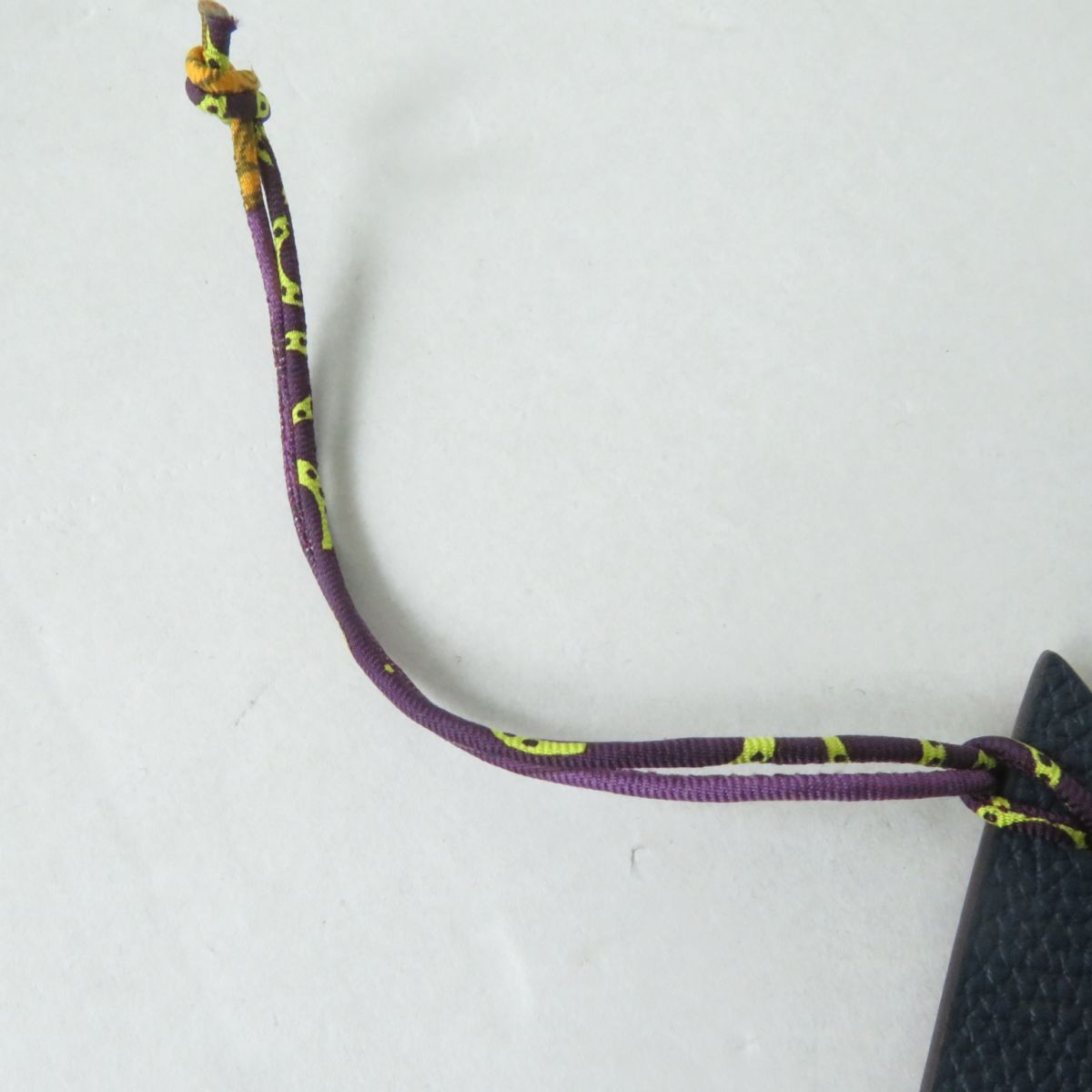 HERMES charm Main: Leather Red typex navy Women Used