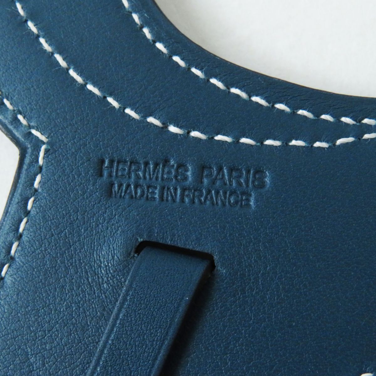 HERMES charm Main: Vaux Swift Blue Atoll/Colvert/SilverMetal Women Used
