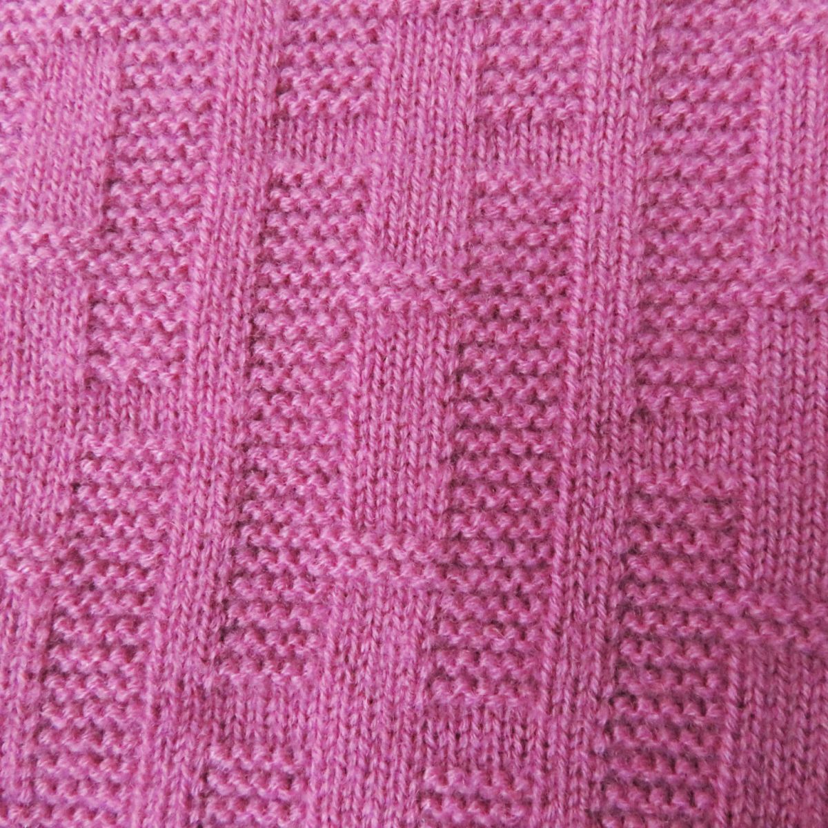 HERMES knit Main: 100% virgin wool Purple pink type Women 38 Used
