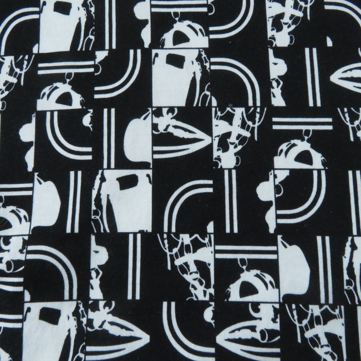 HERMES one piece Main: 100% cotton Black x White BRIDES de GALA en Desordre Ceremonial Bridle Women 34 Used