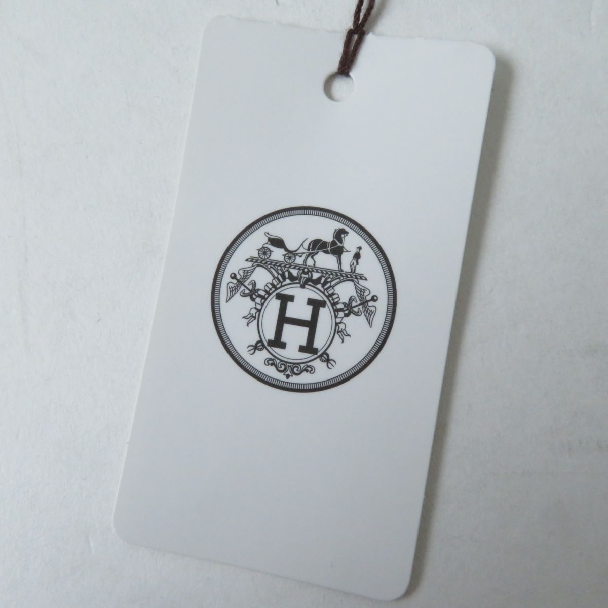 HERMES one piece Main: 100% cotton Black x White BRIDES de GALA en Desordre Ceremonial Bridle Women 34 Used