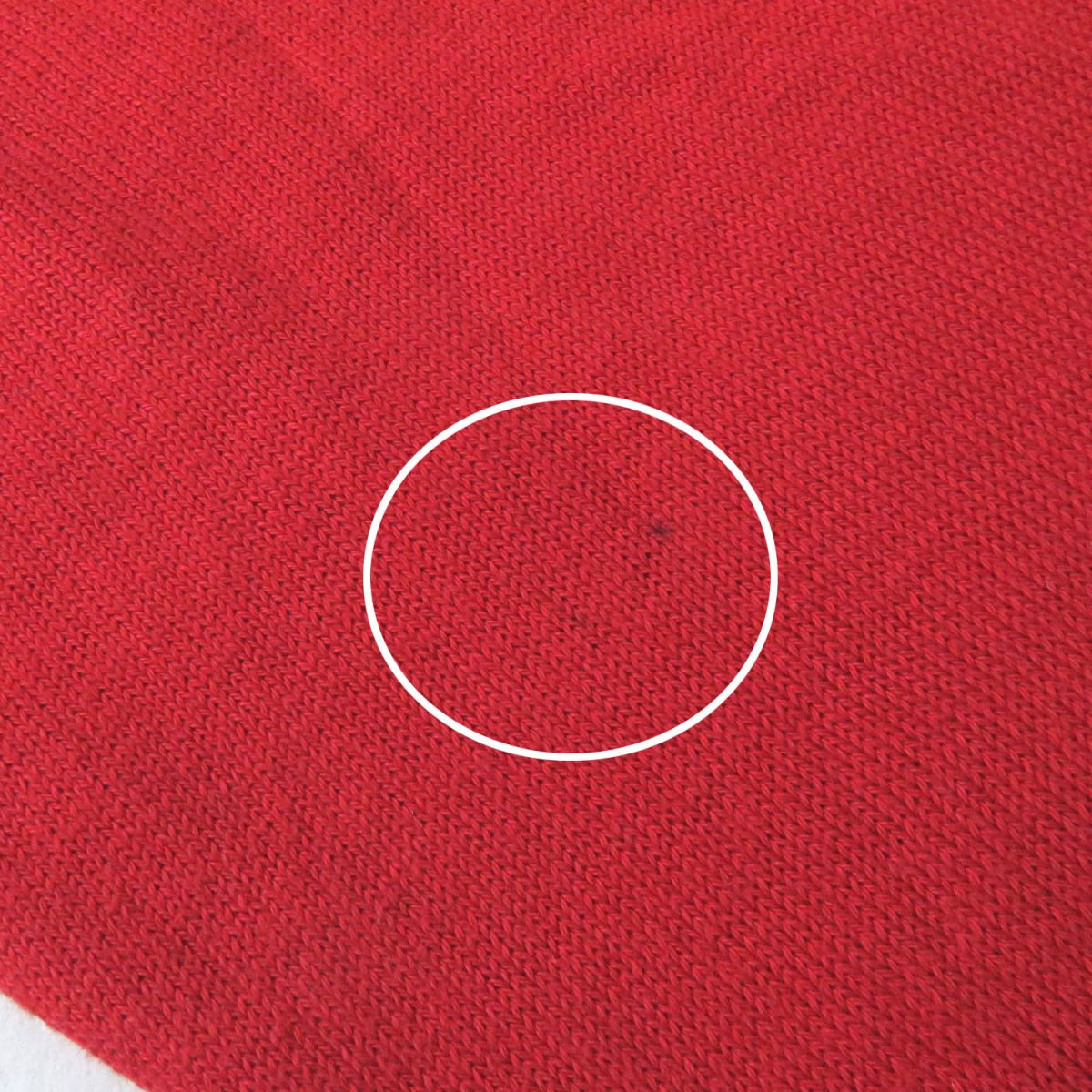 HERMES Long sleeve polo shirt Outer material: 100% silk, Outer material: 85% cotton, Outer material: 15% cashmere Red Women M Used