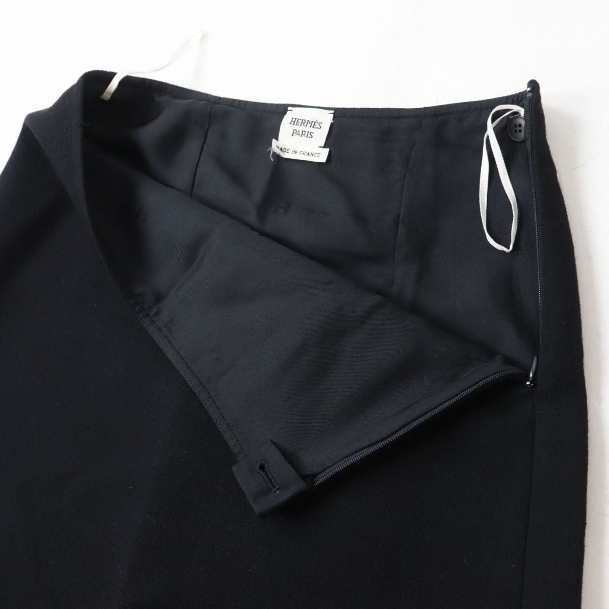 HERMES skirt Outer material: 99% wool, Outer material: 1% polyamide (nylon) black Women 34 Used
