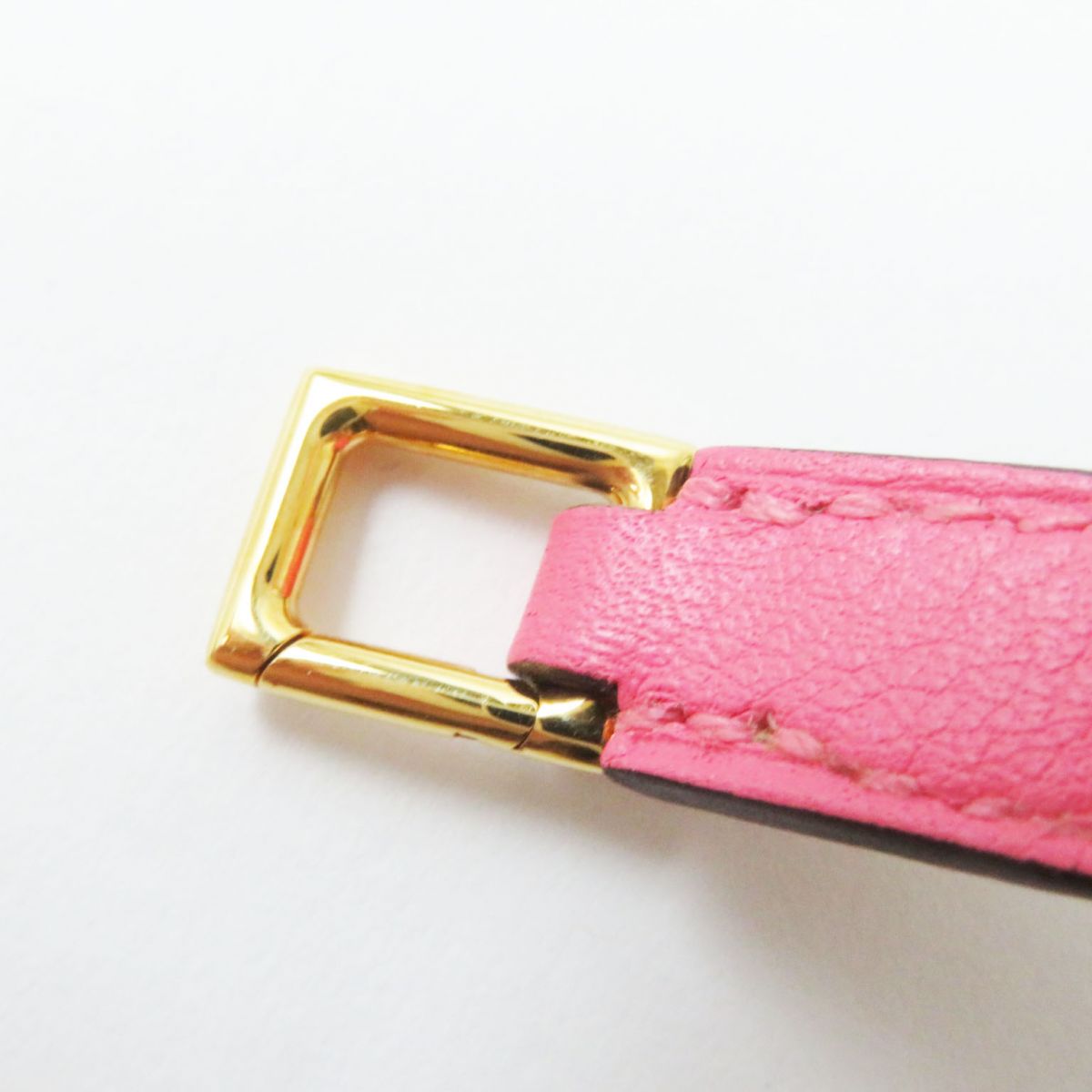 HERMES bracelet Main: Vaux Swift Rose Azare x Gold Metal Women S Used