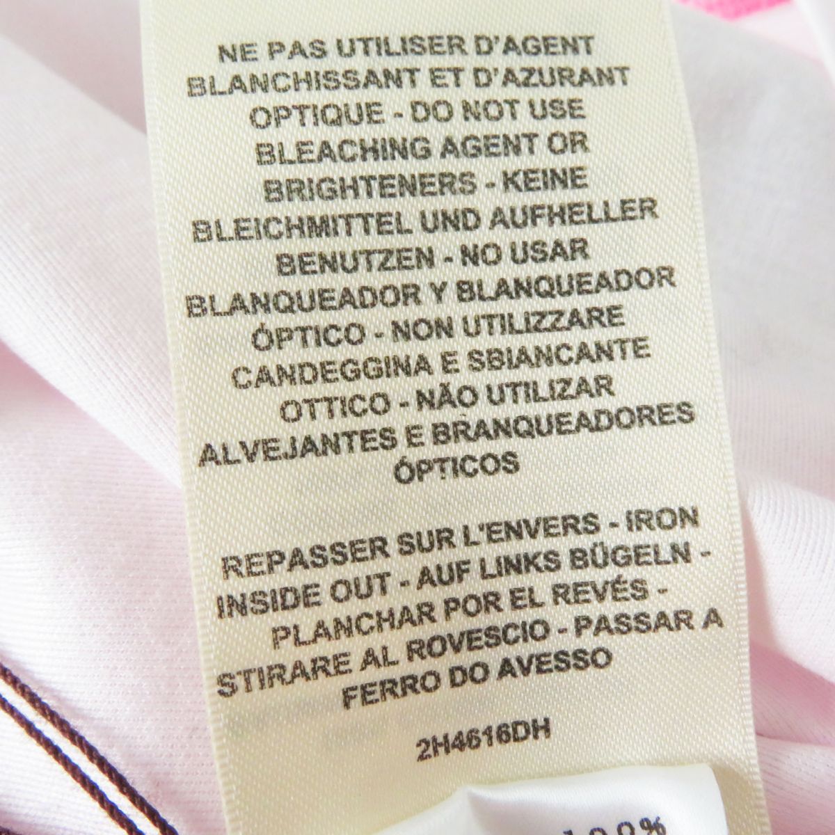 HERMES Cut cotton Baby pink Jungle love 34