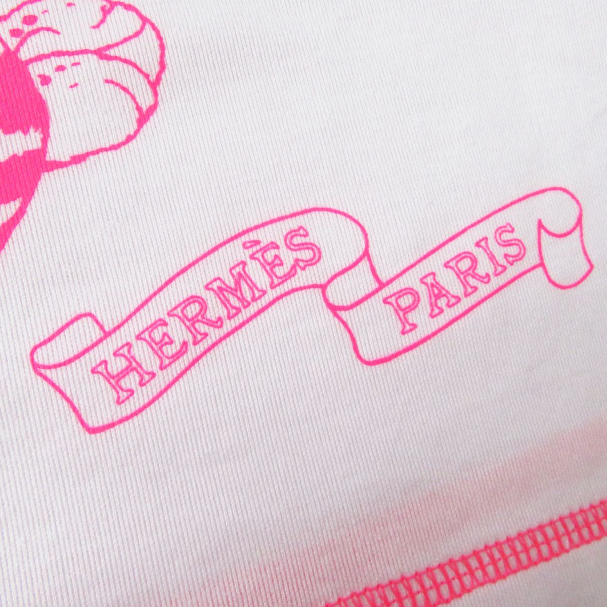 HERMES Cut cotton Baby pink Jungle love 34