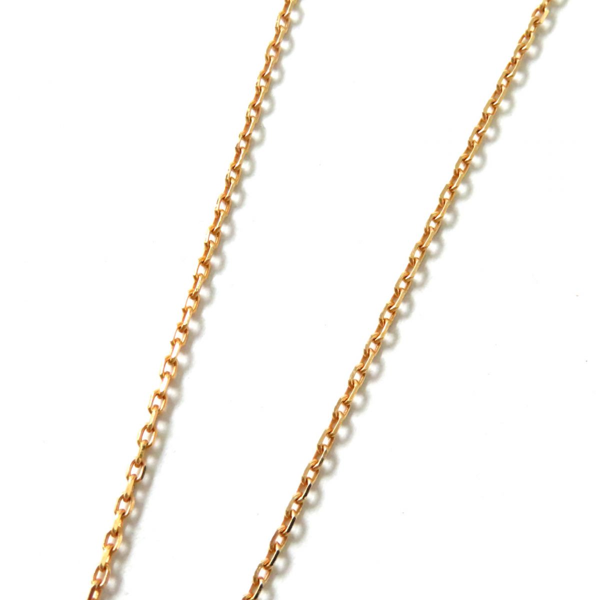HERMES Necklace Vorswist, gold plated Pink Gold x Brown Women Used