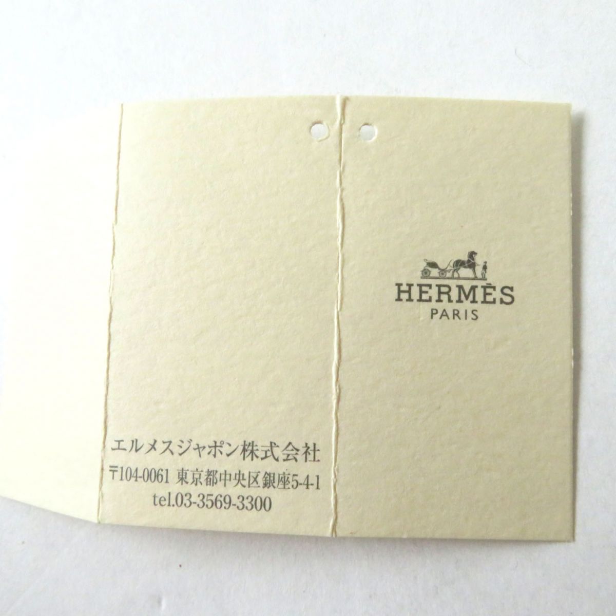 HERMES Necklace Vorswist, gold plated Pink Gold x Brown Women Used