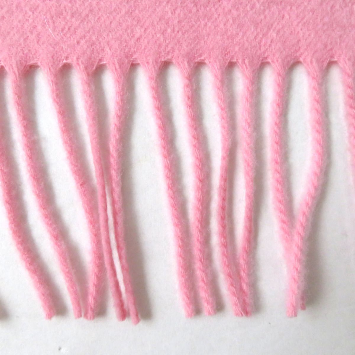HERMES Stall Main: 100% cashmere Baby pink Women Used