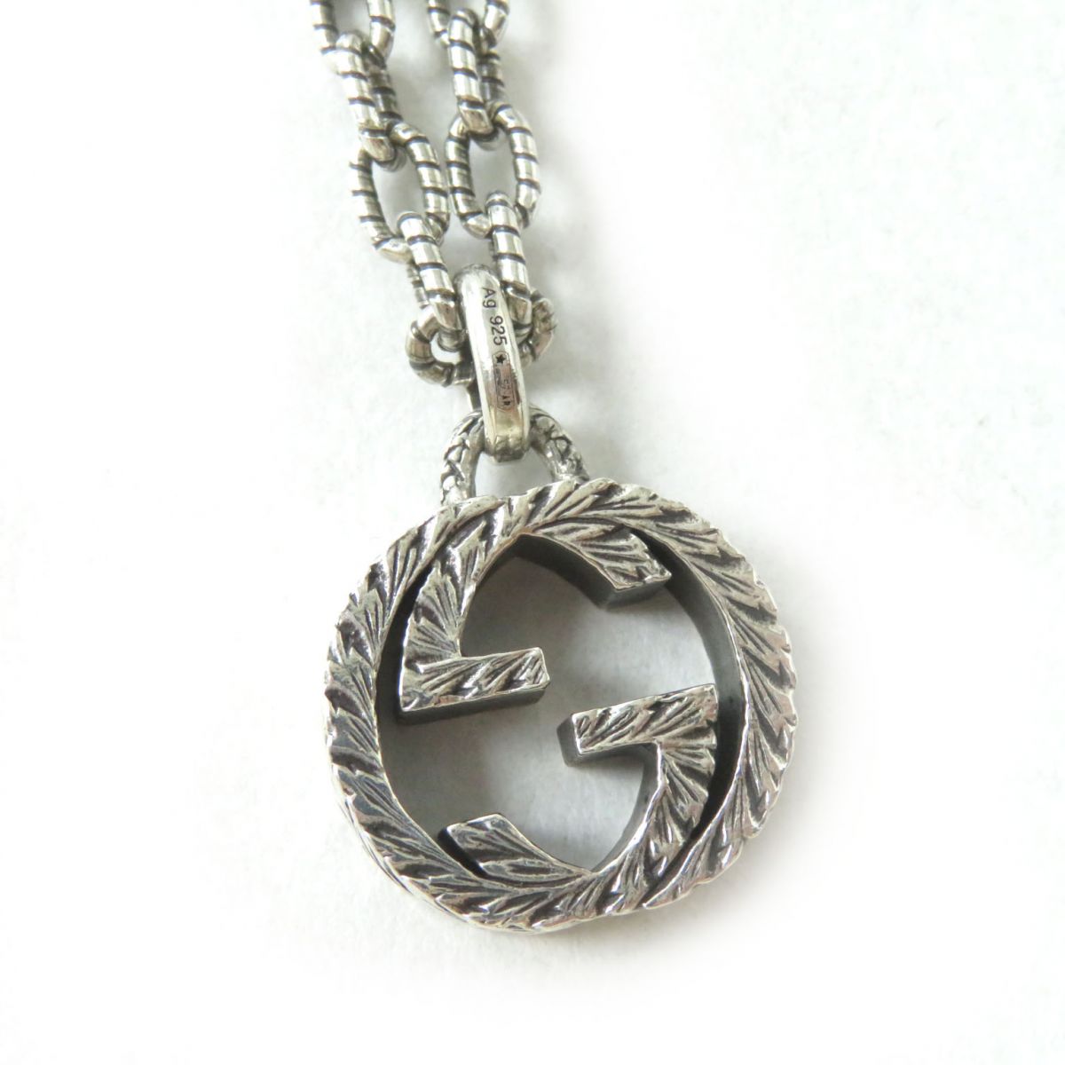 GUCCI Necklace Ag925 Silver Women Used