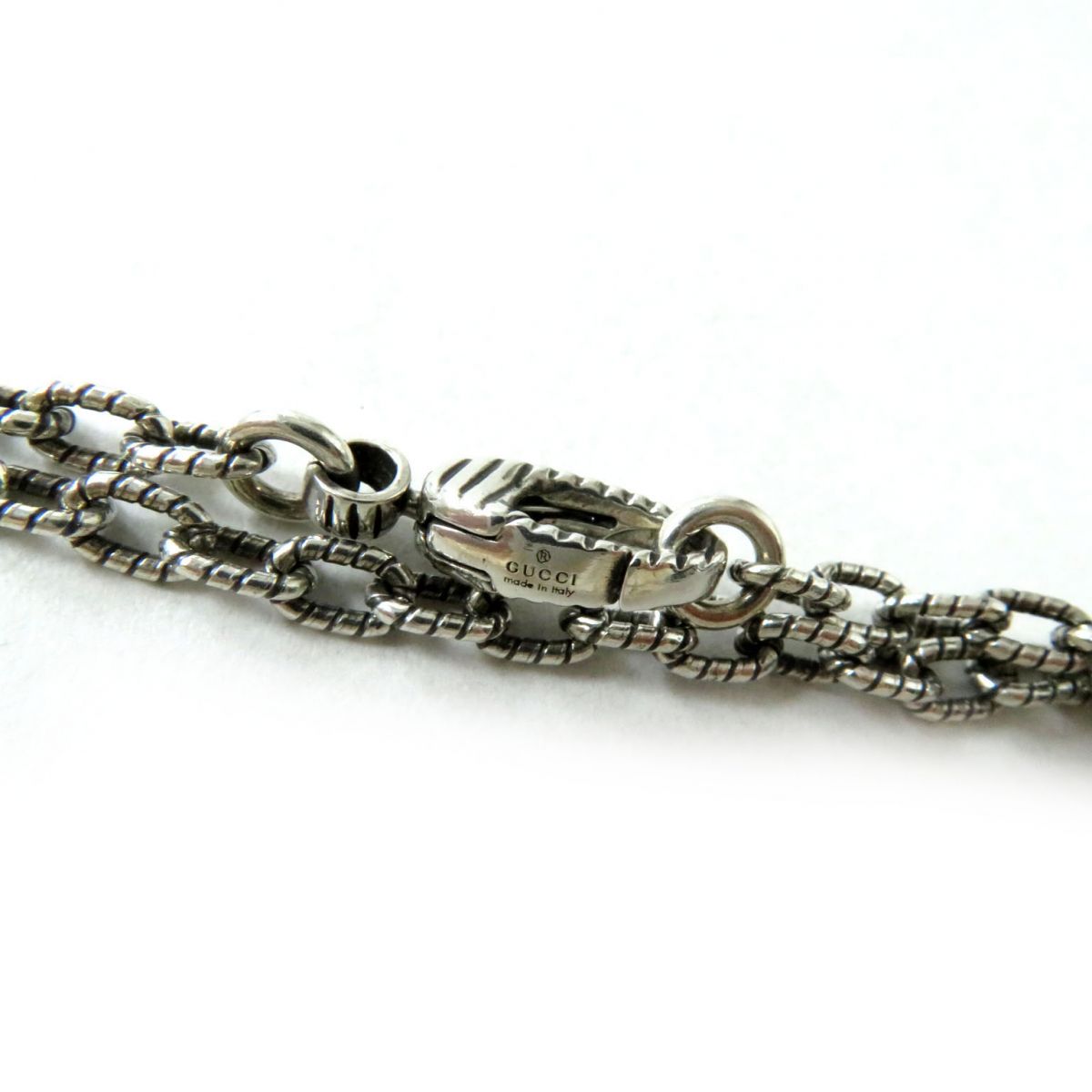 GUCCI Necklace Ag925 Silver Women Used