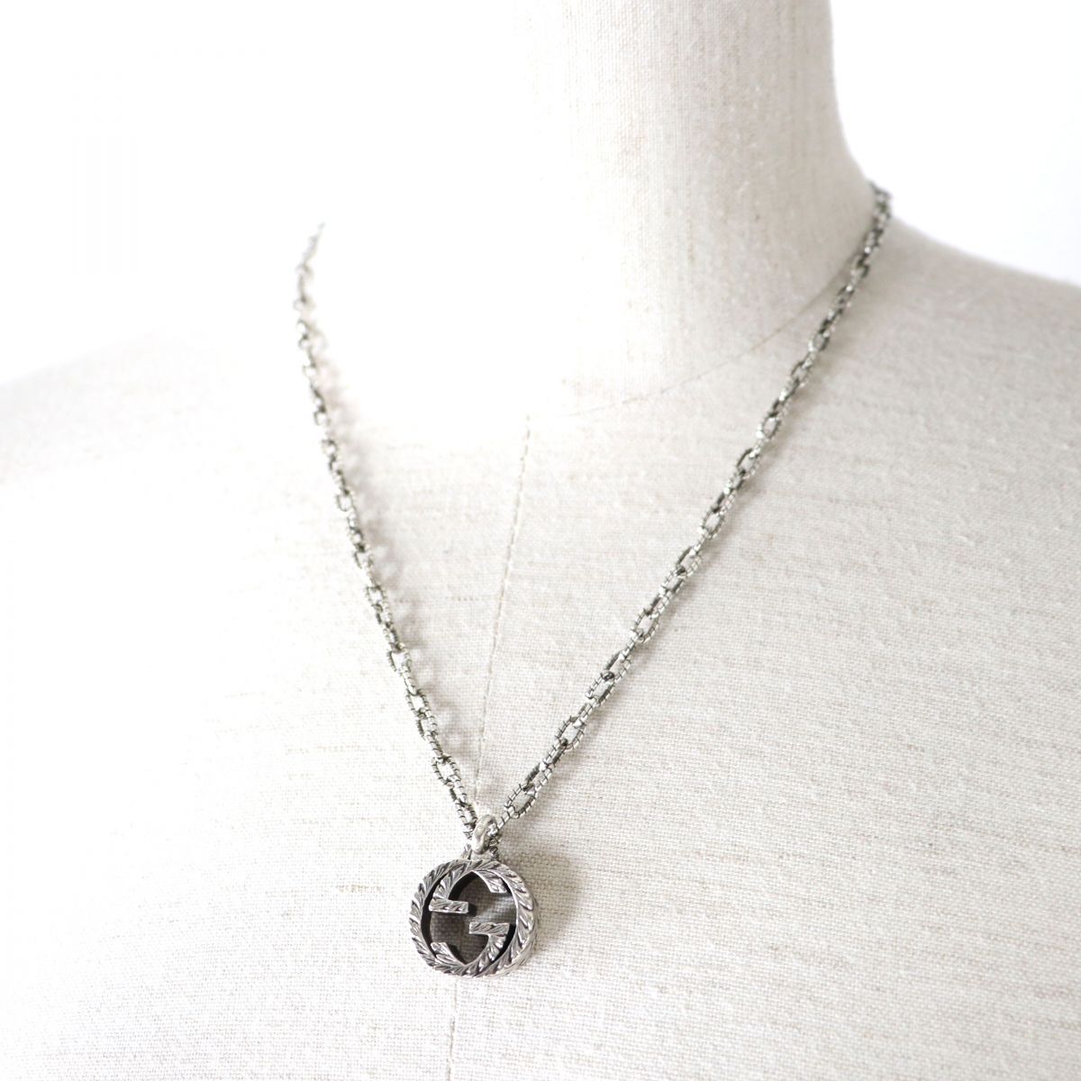 GUCCI Necklace Ag925 Silver Women Used