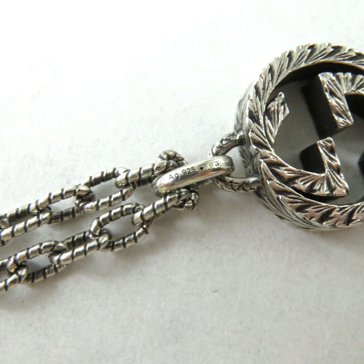 GUCCI Necklace Ag925 Silver Women Used