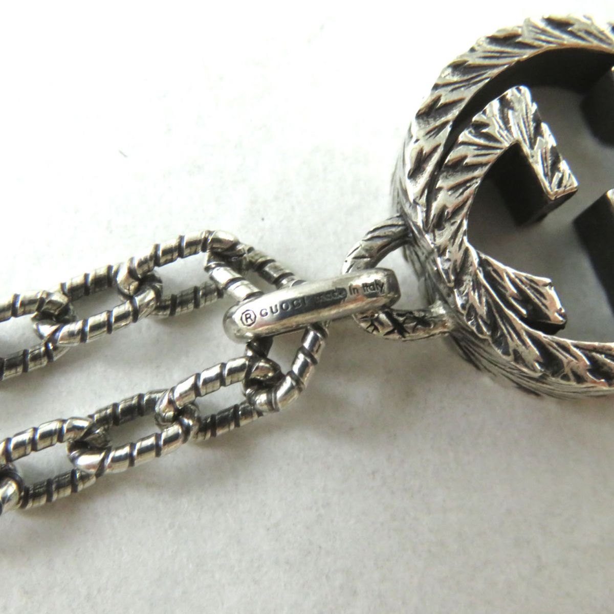 GUCCI Necklace Ag925 Silver Women Used
