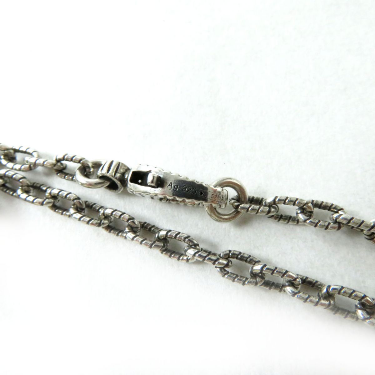 GUCCI Necklace Ag925 Silver Women Used