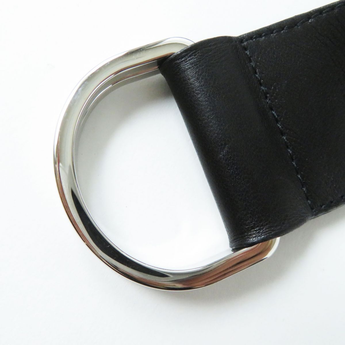 HERMES Best Lamb leather black Women 36 Used