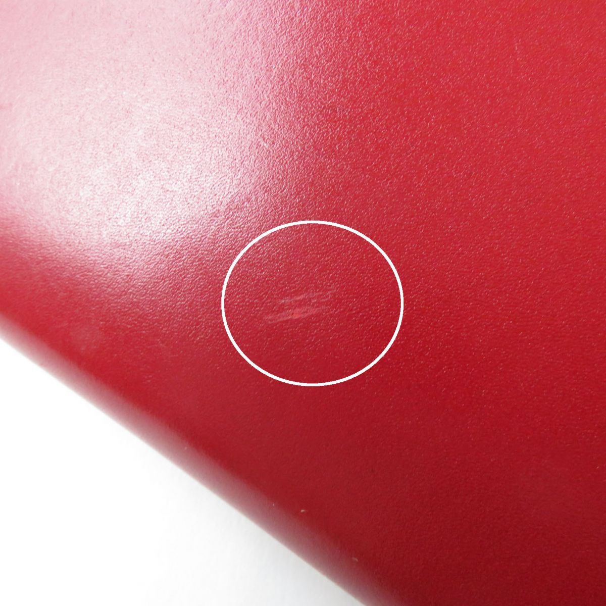 HERMES Long Wallet Purse Main: Box calf Rouge Grena x SilverMetal Women Used