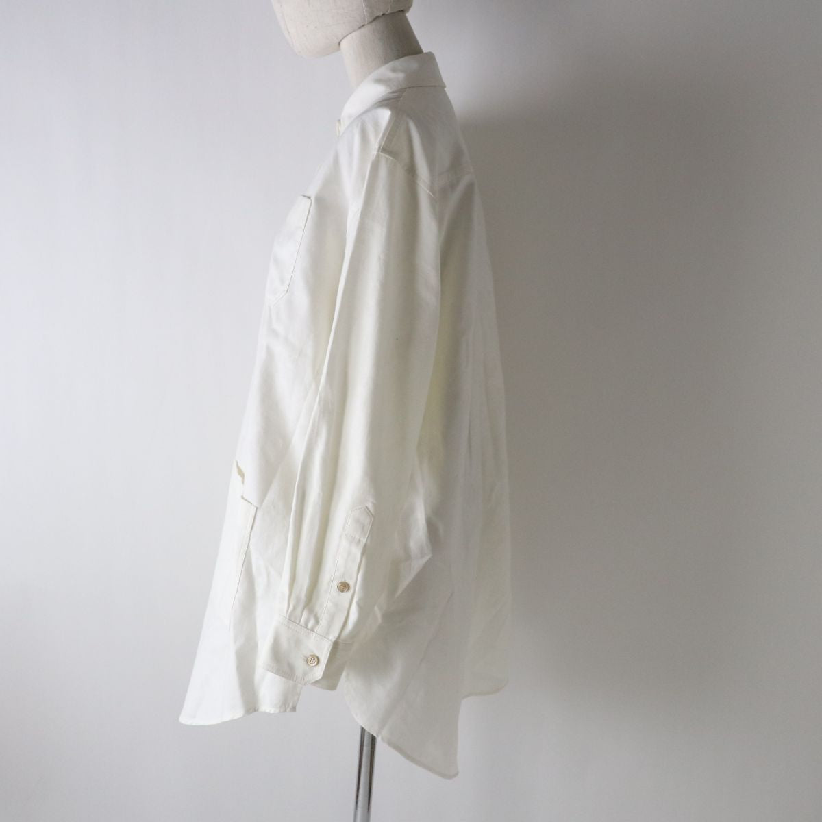 GUCCI Long sleeve shirt 734525 Main: 100% cotton white Women 36 Used