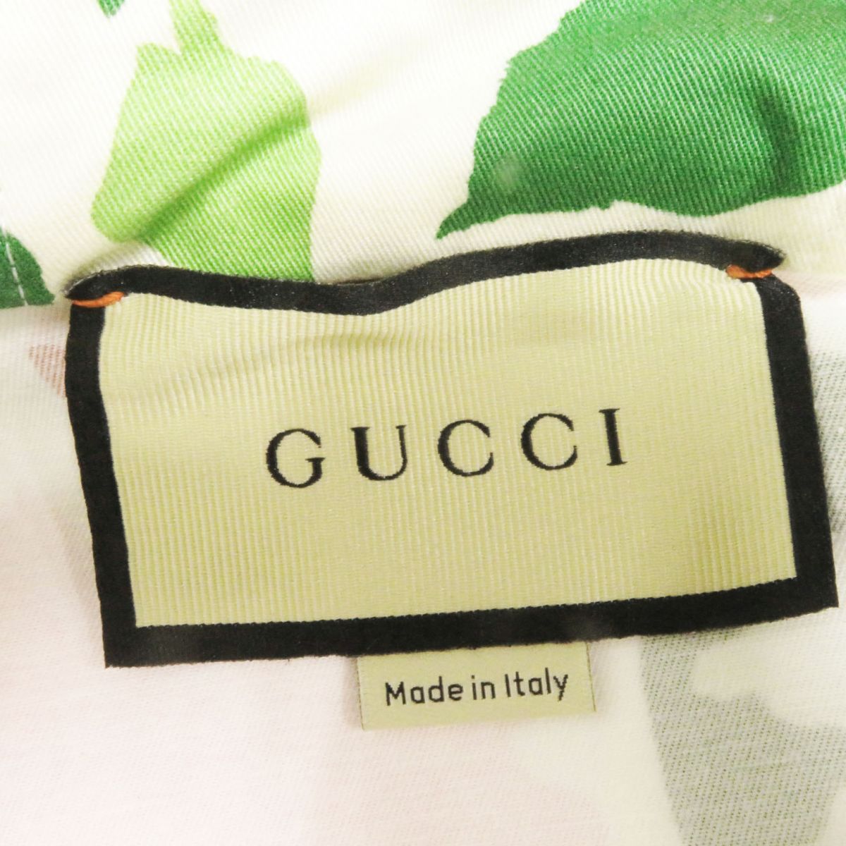GUCCI Hoodie Outer material: 97% cotton, Outer material: 3% polyurethane, Part: 80% polyester, Part: 20% polyester Rose print<br>Pink x red x green Women XS Used