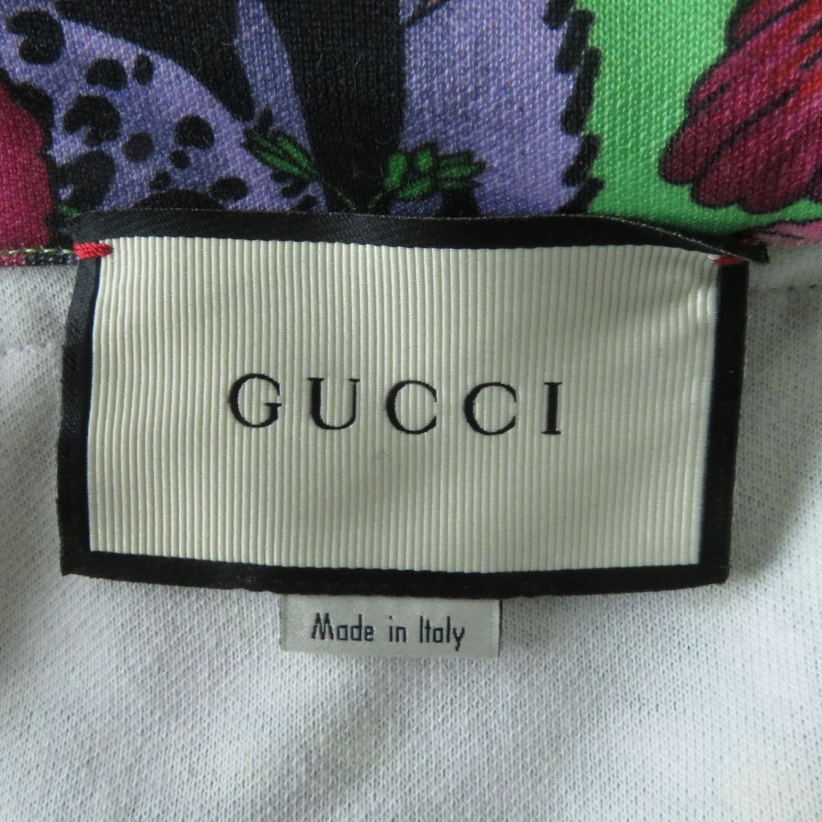 GUCCI Hoodie Outer material: 55% polyester, Outer material: 45% cotton, Part: 100% nylon Multi Women M Used