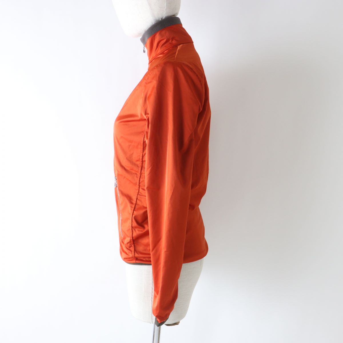 HERMES Jacket Outer: 92% polyamide (nylon), Outer: 8% elastane (polyurethane), Lining: 92% polyester, Lining: 8% elastane (polyurethane) Orange x khaki Women S Used