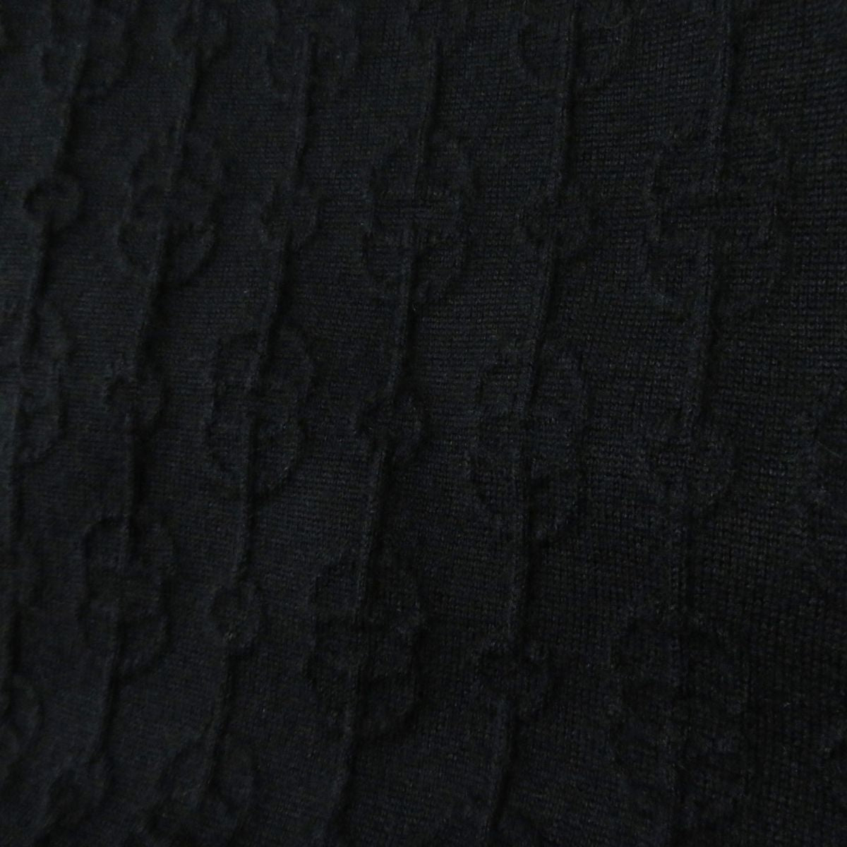 HERMES knit cashmere black 36