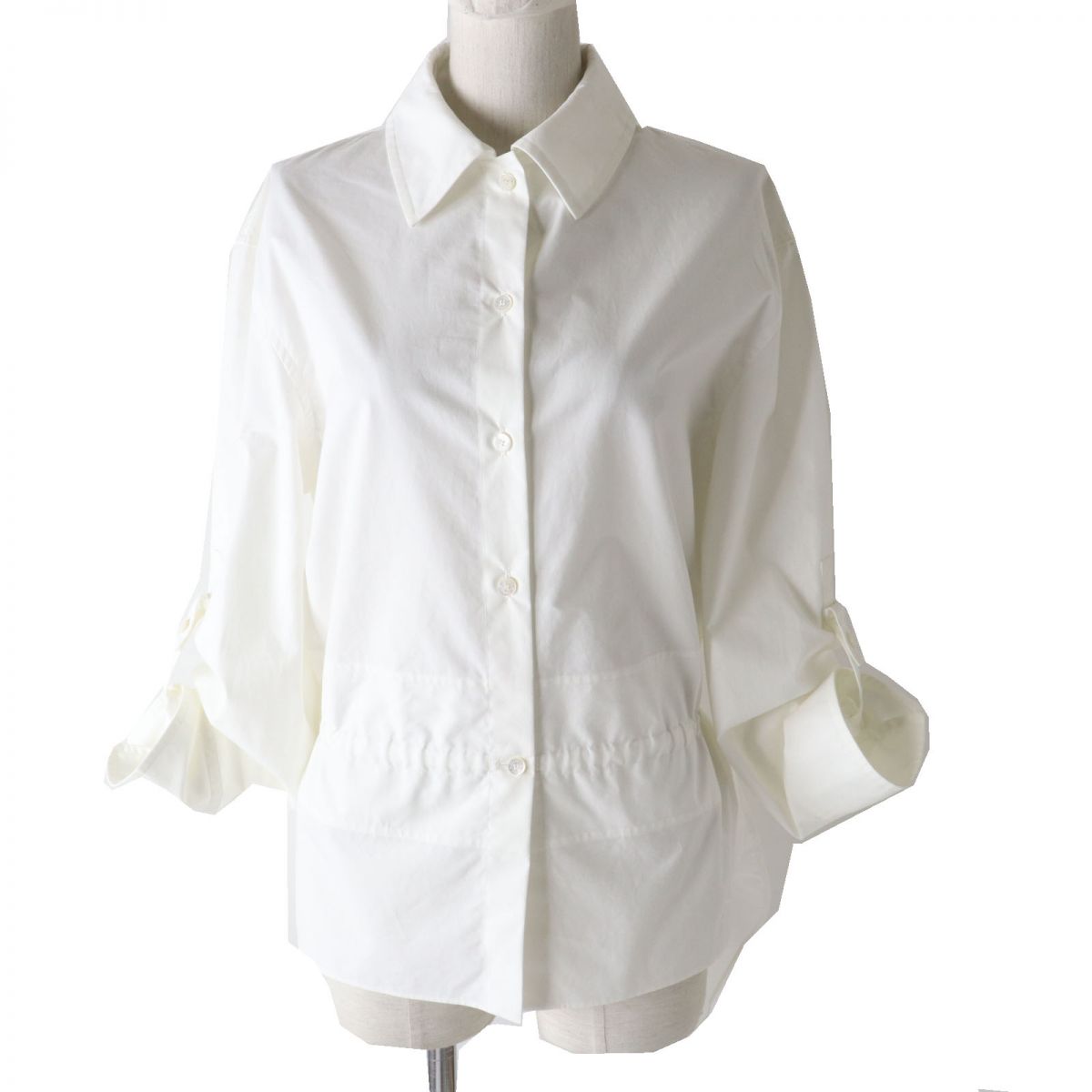 HERMES Long sleeve shirt cotton white 38
