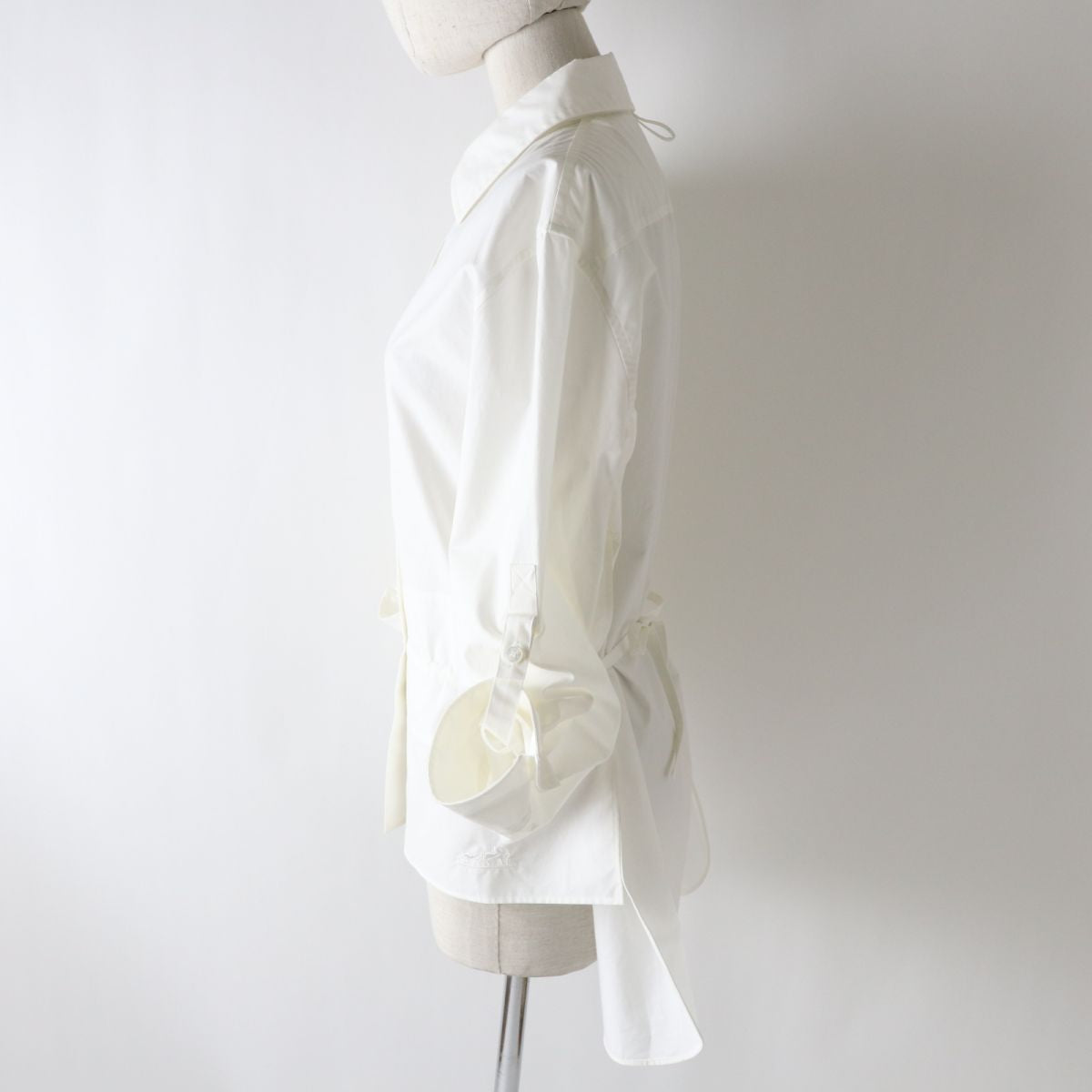 HERMES Long sleeve shirt cotton white 38