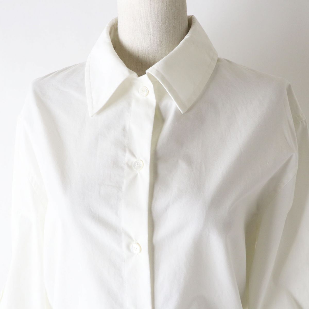 HERMES Long sleeve shirt cotton white 38