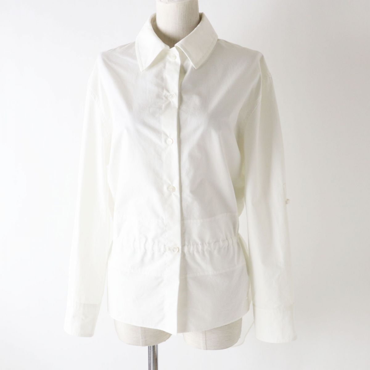 HERMES Long sleeve shirt cotton white 38