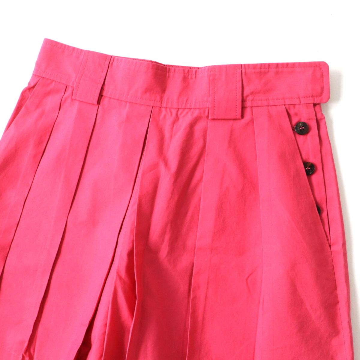 HERMES Pants Main: 100% cotton pink Women 36 Used