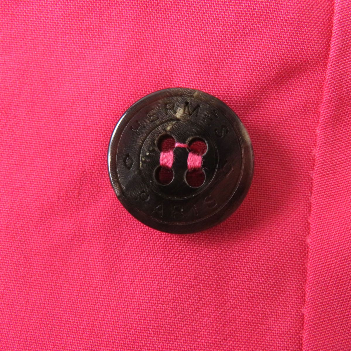 HERMES Pants Main: 100% cotton pink Women 36 Used