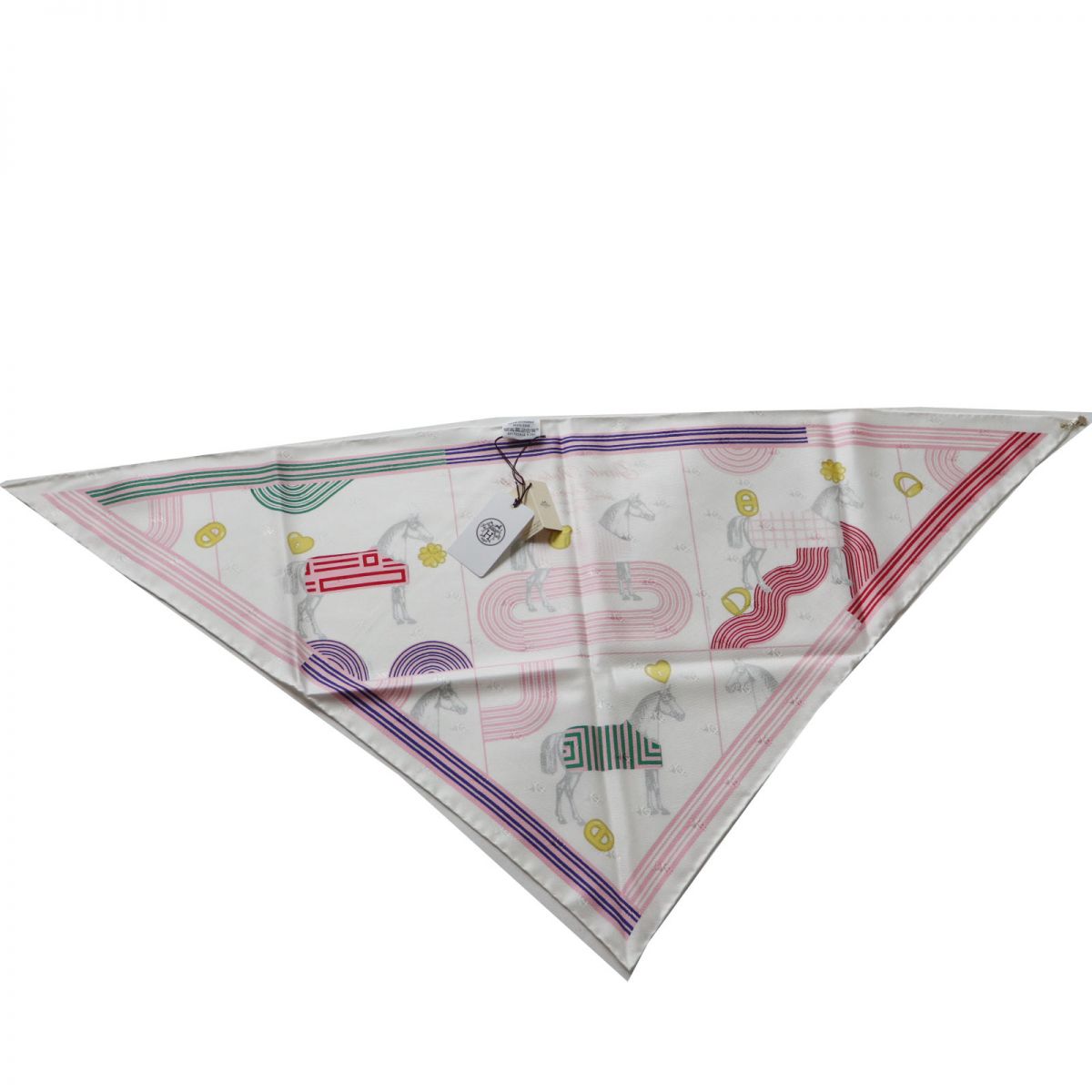 HERMES scarf Main: 100% silk Multi<br>Garde robe pop Women Used