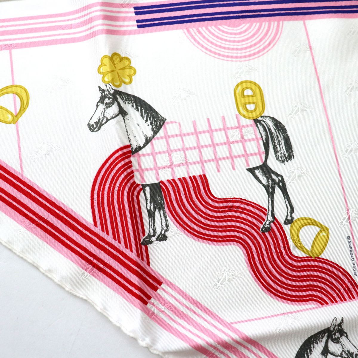 HERMES scarf Main: 100% silk Multi<br>Garde robe pop Women Used
