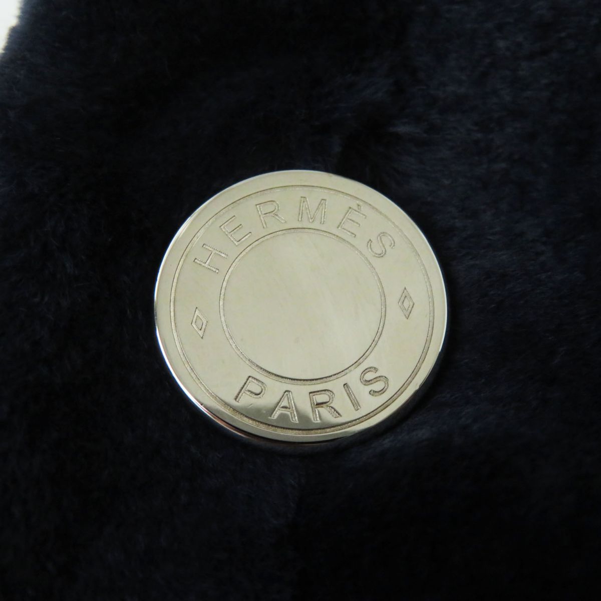 HERMES Best Image reference Navy x black Women Used