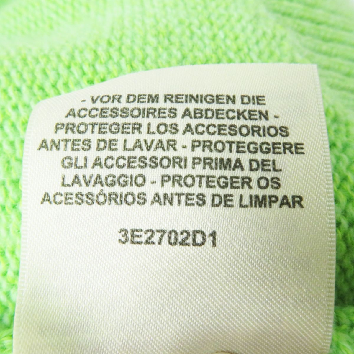 HERMES cardigan Main: 64% cashmere, Main: 36% cotton Light green Women 34 Used