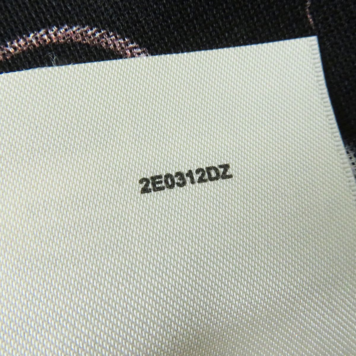 HERMES skirt Main: 100% silk Black x White x Dusty Pink All-over Pattern Women 36 Used